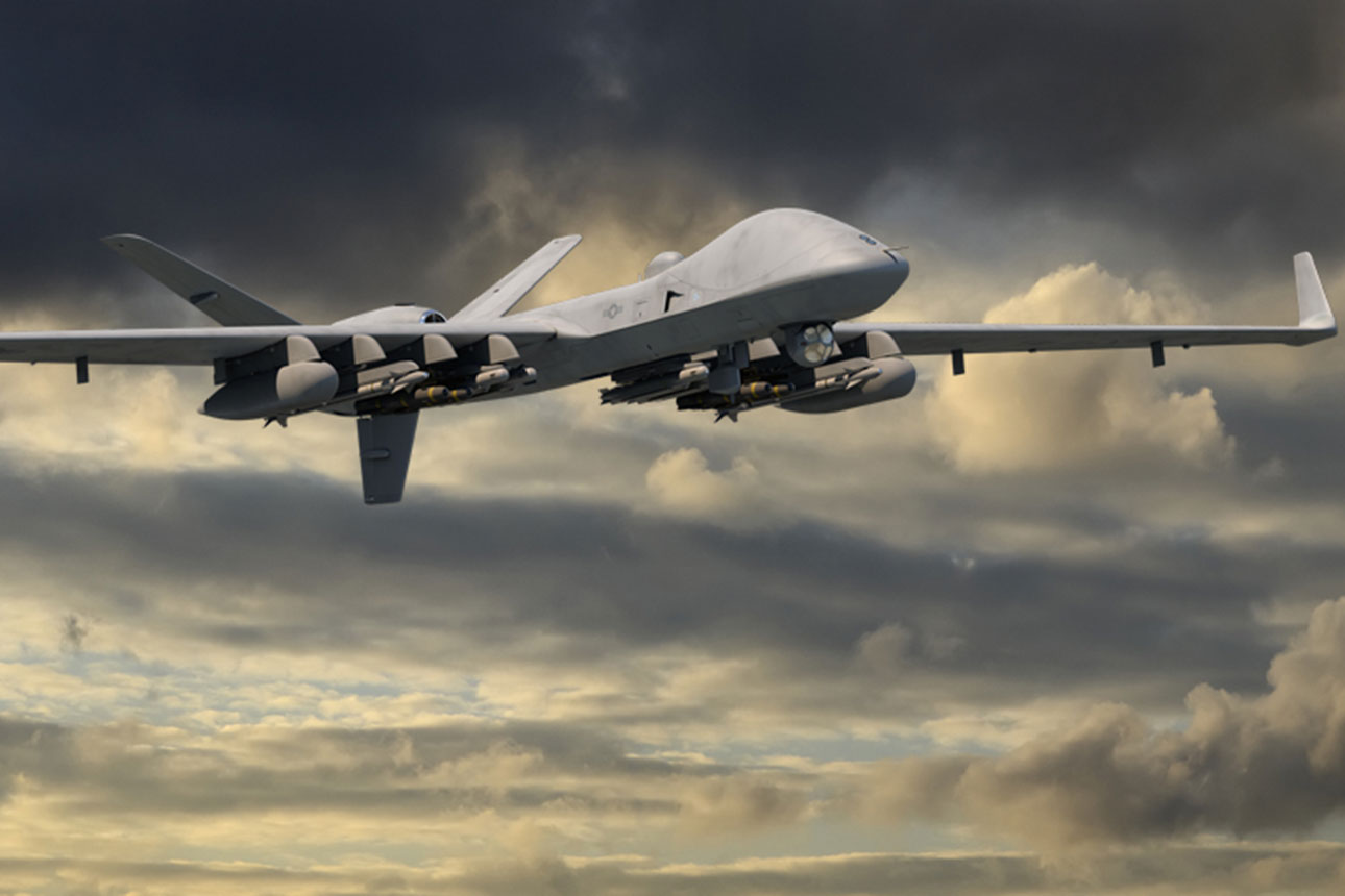 MQ-9B is a versatile multi-sensor, multi-weapon platform capable of flying in all weather