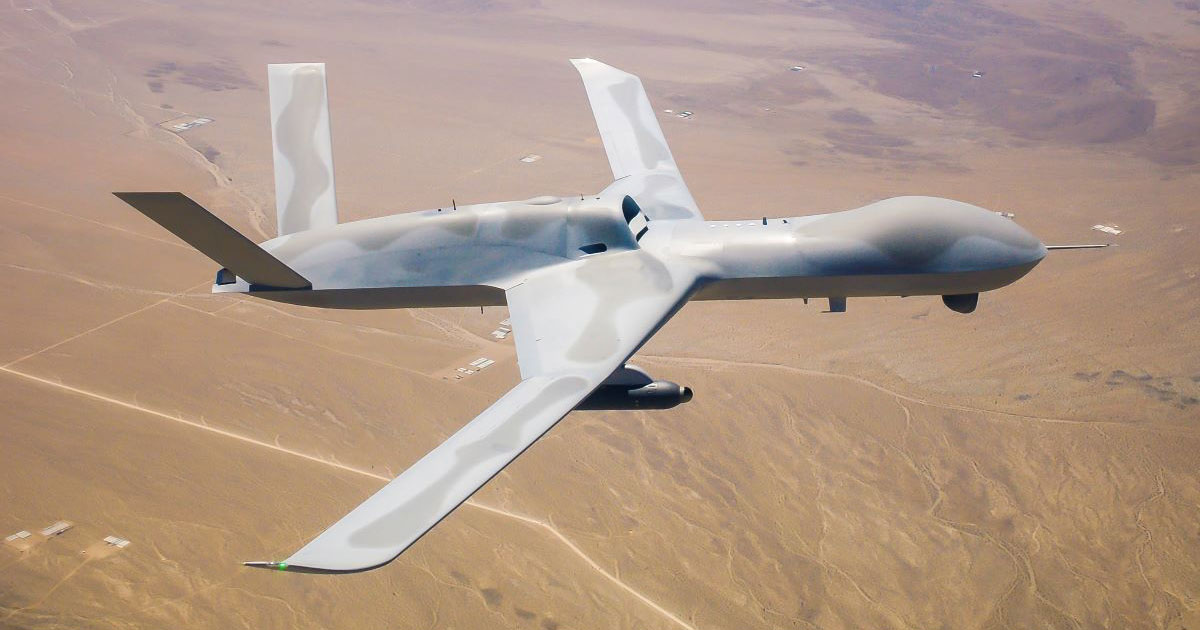Two GA-ASI Avengers Equipped with Lockheed Martin Legion Pods Autonomously Send Fused Air Threat Data to Command Center