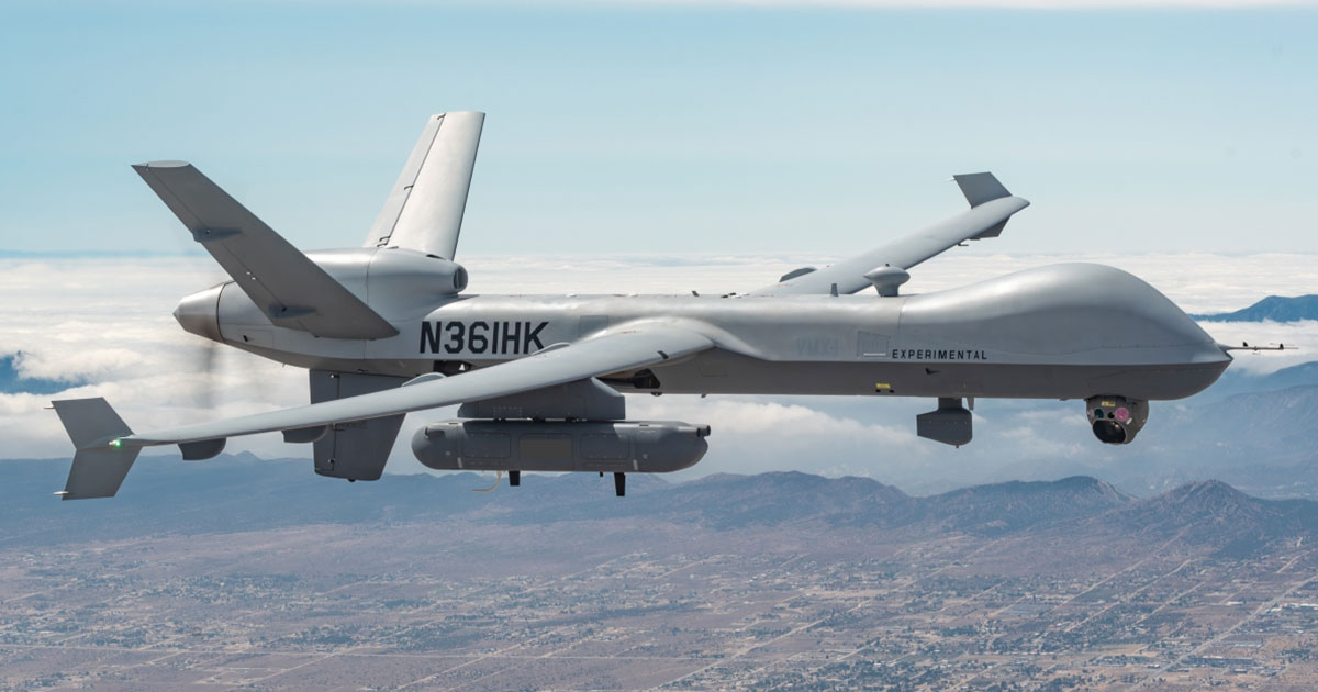 GA-ASI, CAL FIRE and CA ANG Complete Flight Demo of REAP Pod on MQ-9A