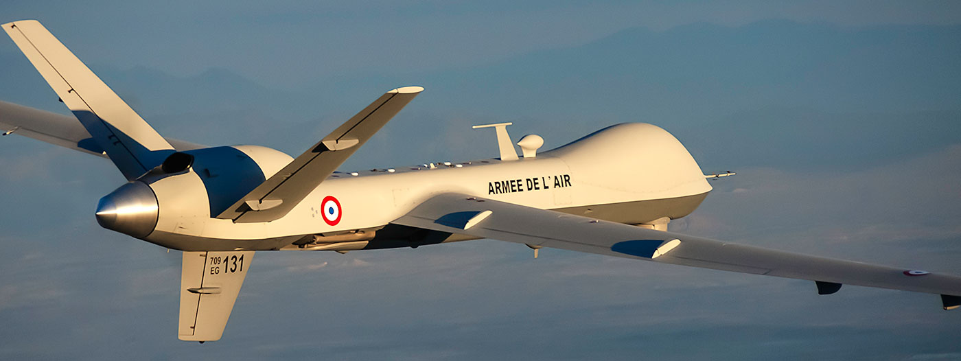 The ?French Reapers,? Remotely Piloted Aircraft (RPA) built by General Atomics Aeronautical Systems