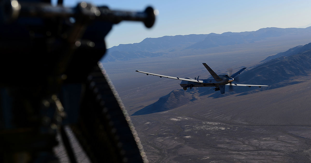 MQ-9 Reaper in flight