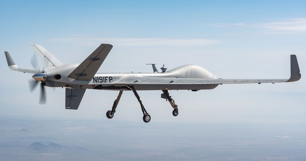 GA-ASI Flies MQ-9B With Pratt and Whitney Canada's PT6 E-Series Engine