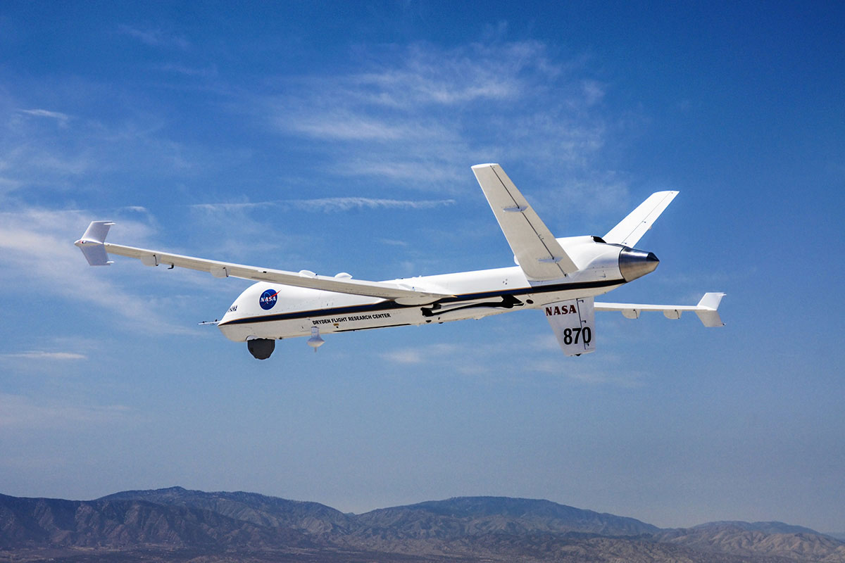 NASA’s ‘Ikhana’ Unmanned Aerial System (UAS).