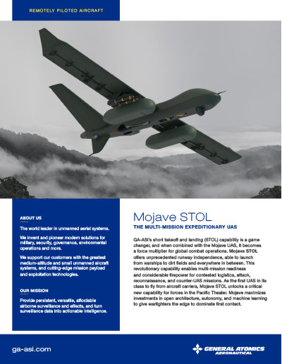 Mojave STOL Data Sheet Data Sheet